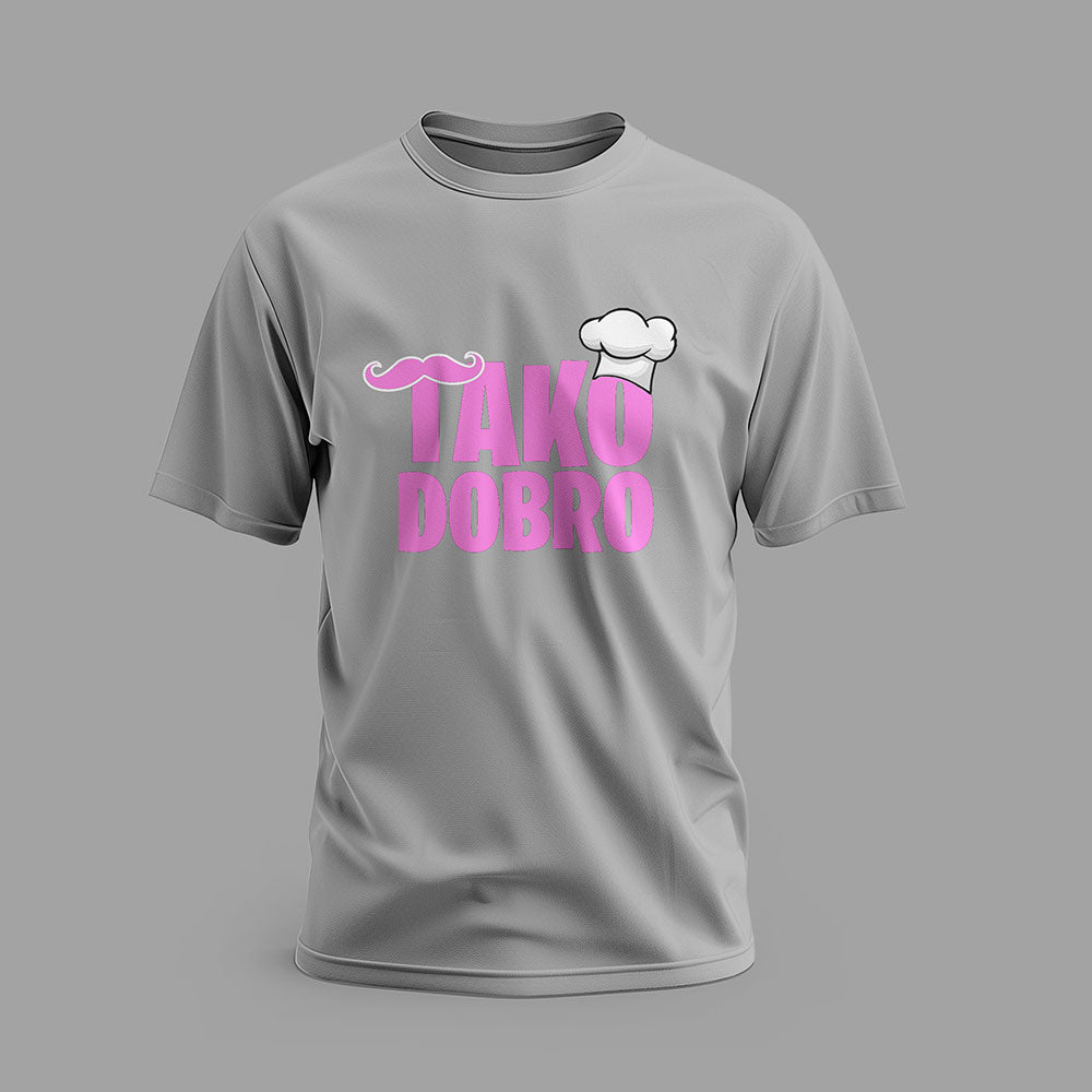 T-Shirt Tako Dobro Motiv in Pink