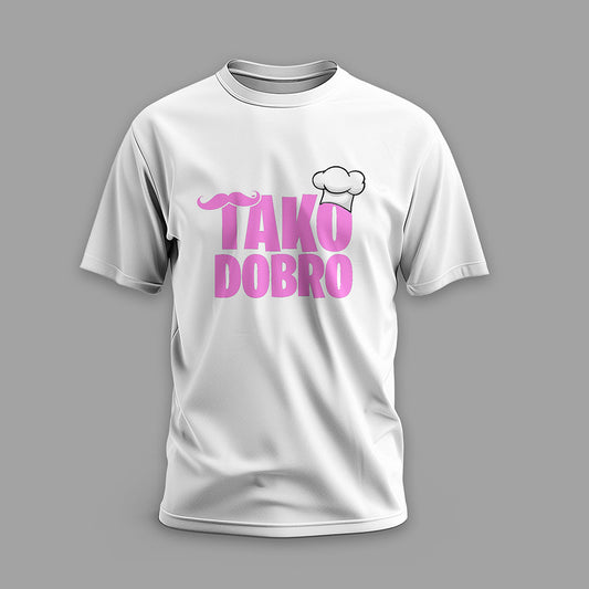 T-Shirt Tako Dobro Motiv in Pink